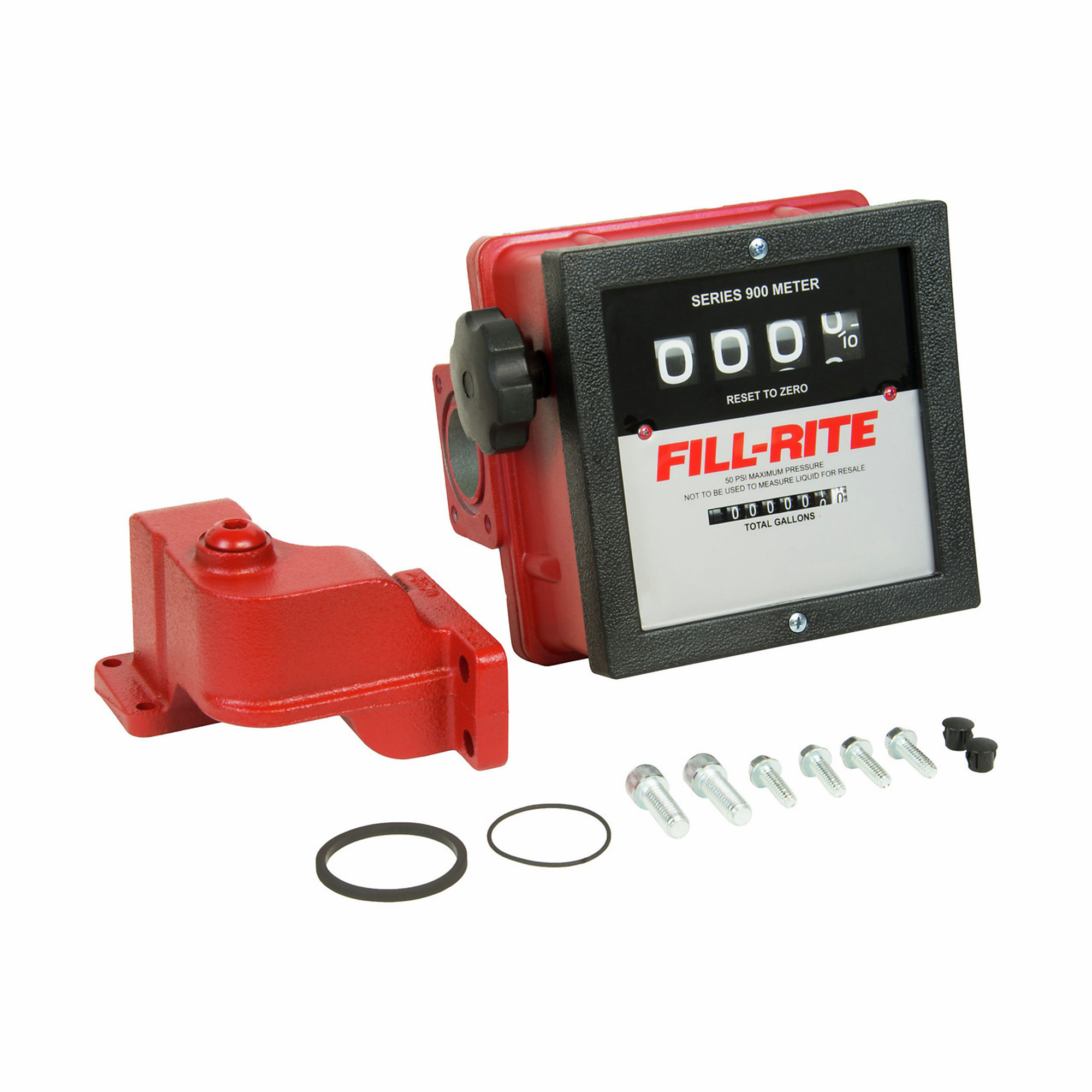 Fill-Rite, 6-40 GPM 4-Digit Mechanical Meter, Model# 901CMK300V